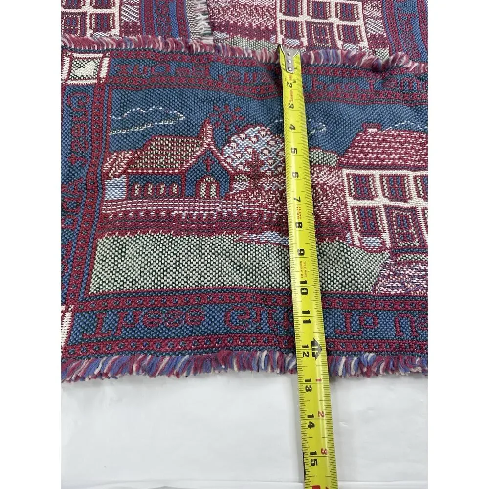 Tapestry Placemats Come Lord Jesus, Be Our Guest Farmhouse Country Decor